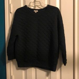 LAST CALL! gap quilted sweatshirt